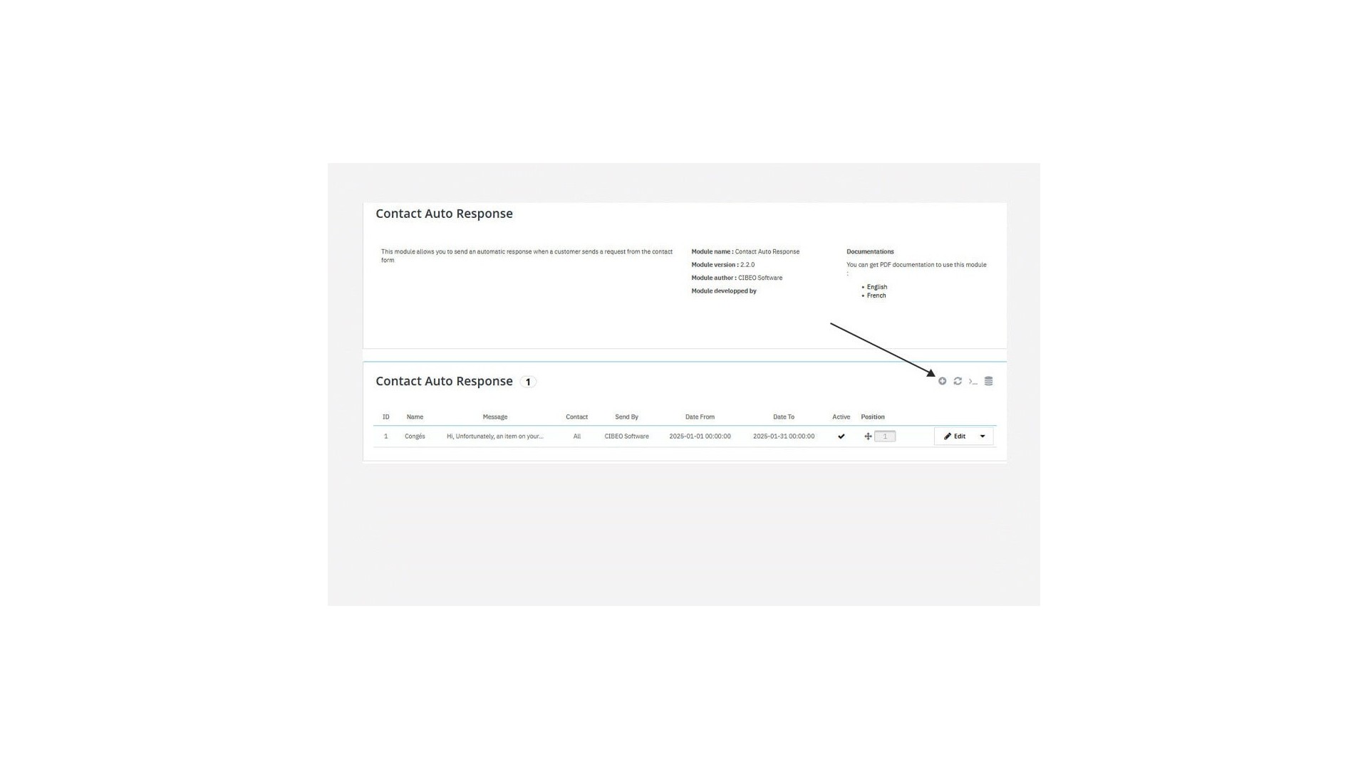 Automatická odpověď pro kontaktní formulář