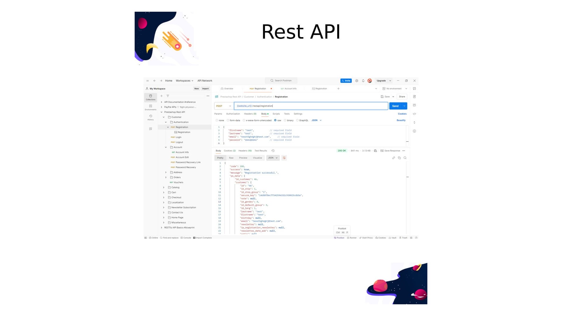 Funkce pro snadnou integraci API Bridge a správu zákazníků
