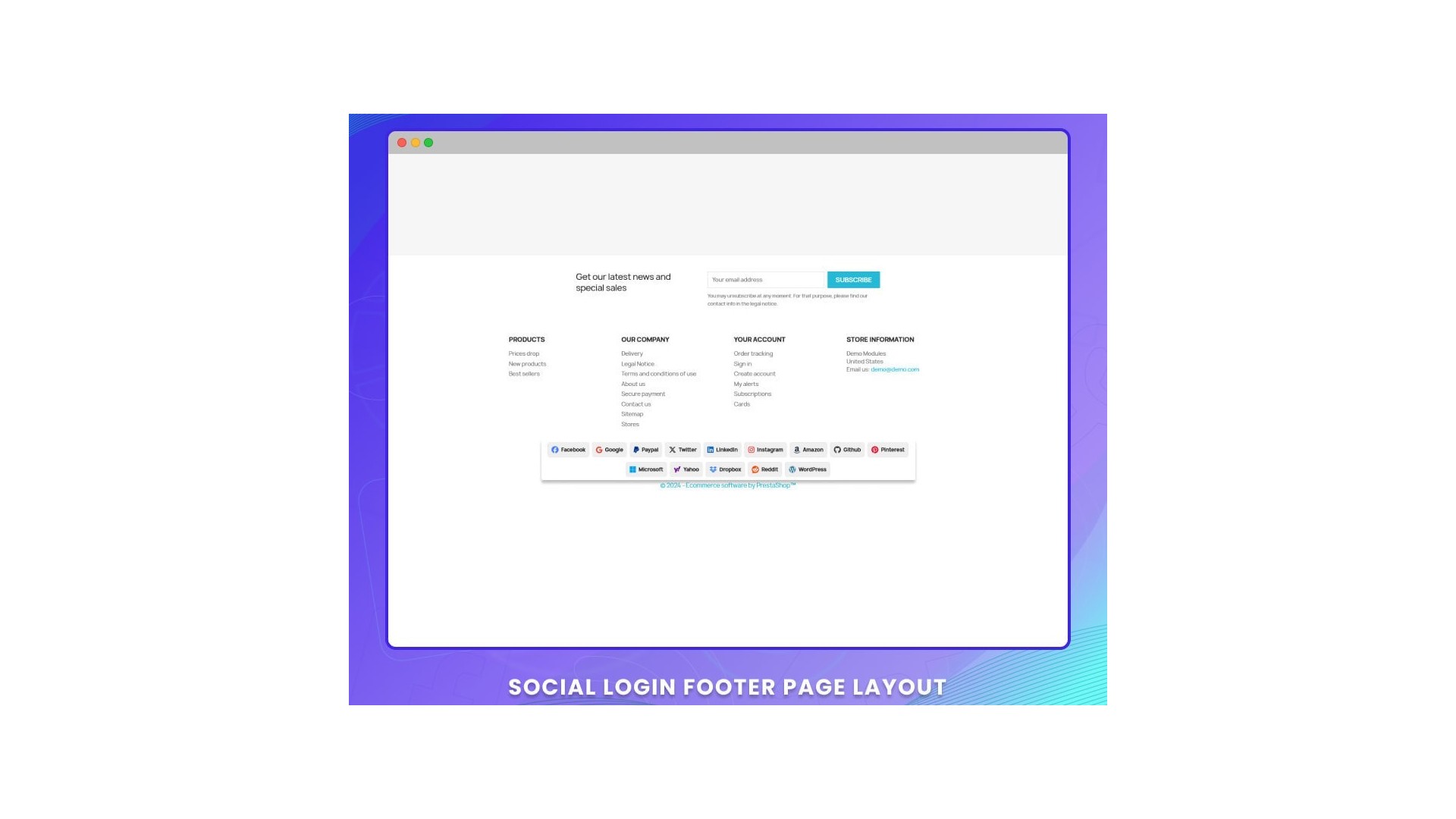 Chytré sociální přihlášení 14 v 1 s analýzou a designem