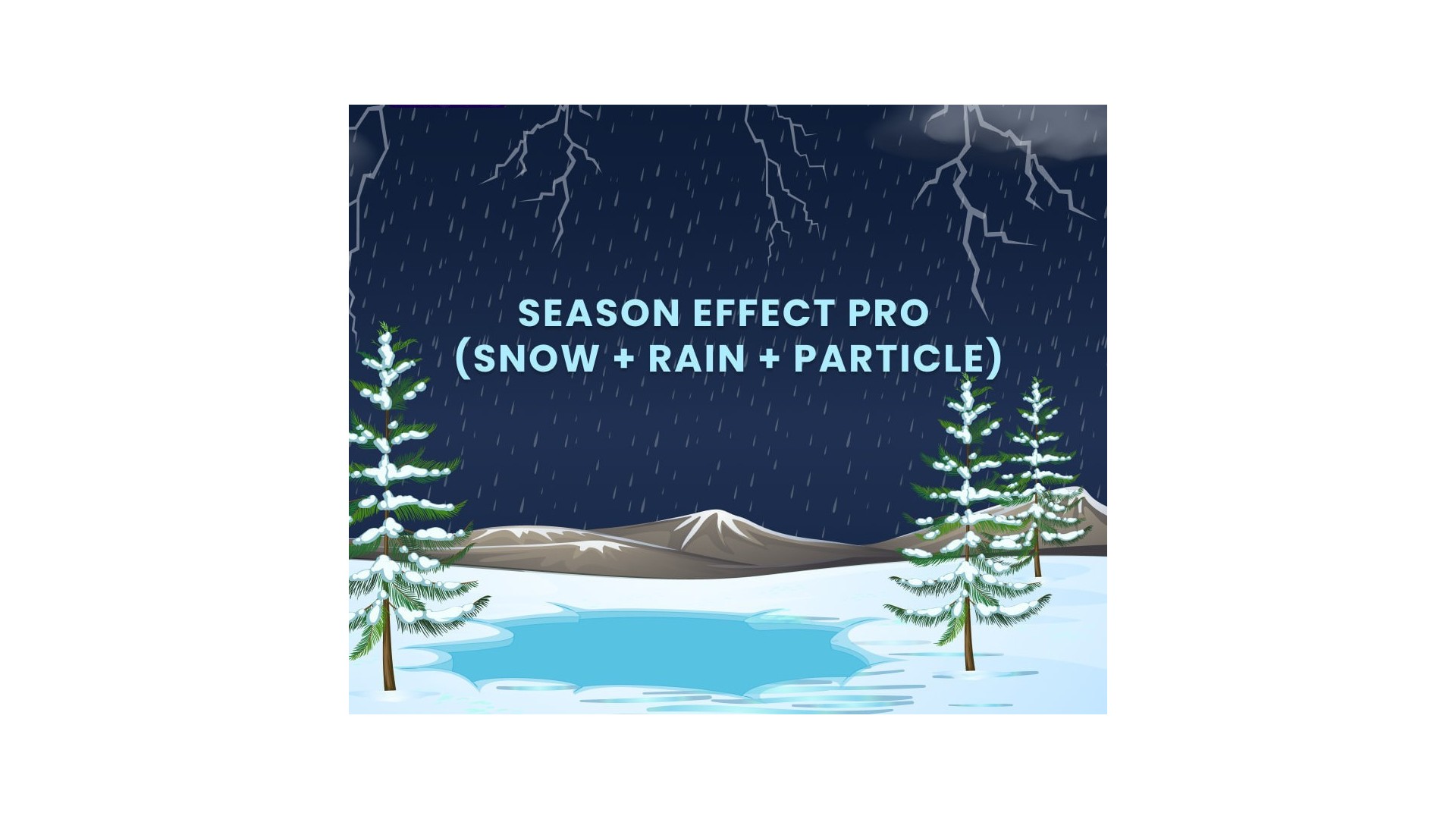 Sezónní Efekty Pro: Sníh, Déšť a Partikuly pro Váš Obchod