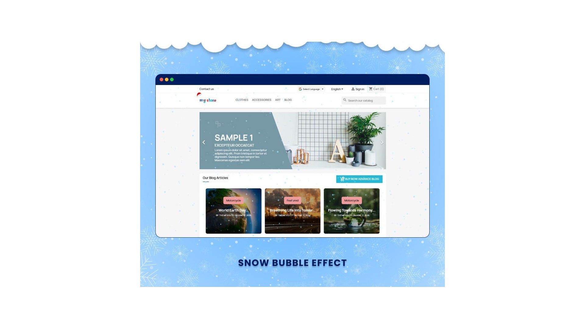 Sezónní Efekty Pro: Sníh, Déšť a Partikuly pro Váš Obchod