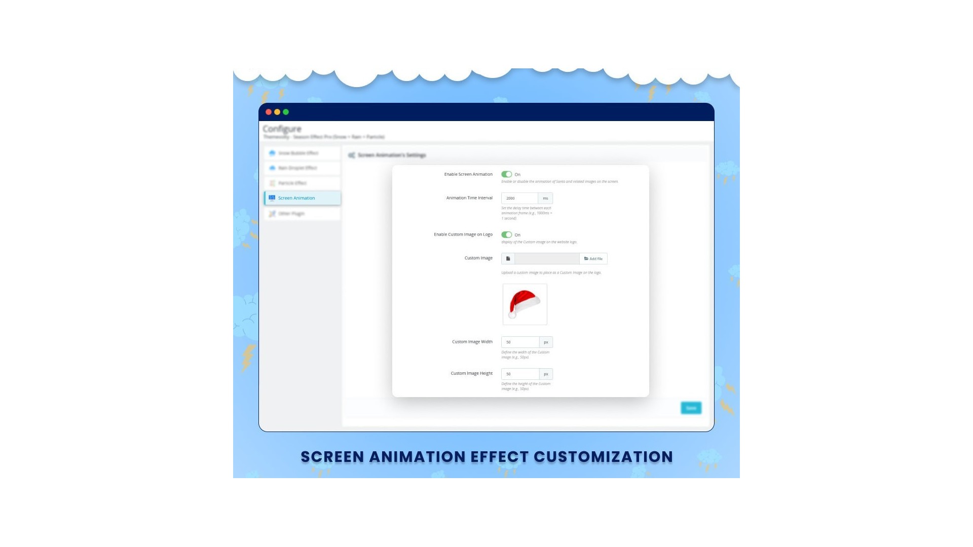 Sezónní Efekty Pro: Sníh, Déšť a Partikuly pro Váš Obchod