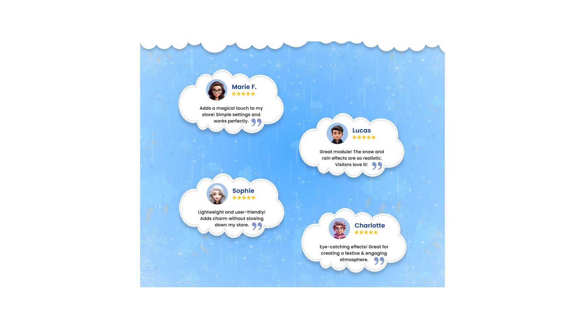 Sezónní Efekty Pro: Sníh, Déšť a Partikuly pro Váš Obchod