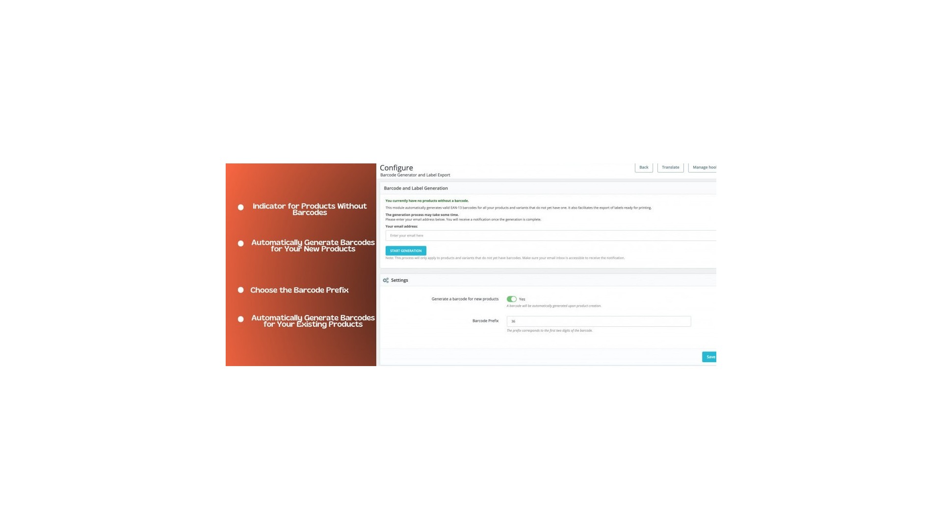 Generátor EAN-13 a nástroj pro export štítků 2