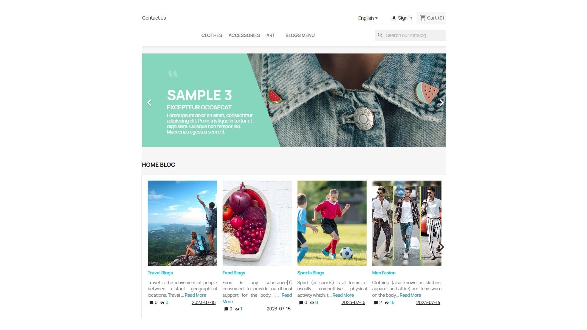 Komplexní balíček funkcí pro e-shop: Blog, FAQ, Reference, Autor, Štítky