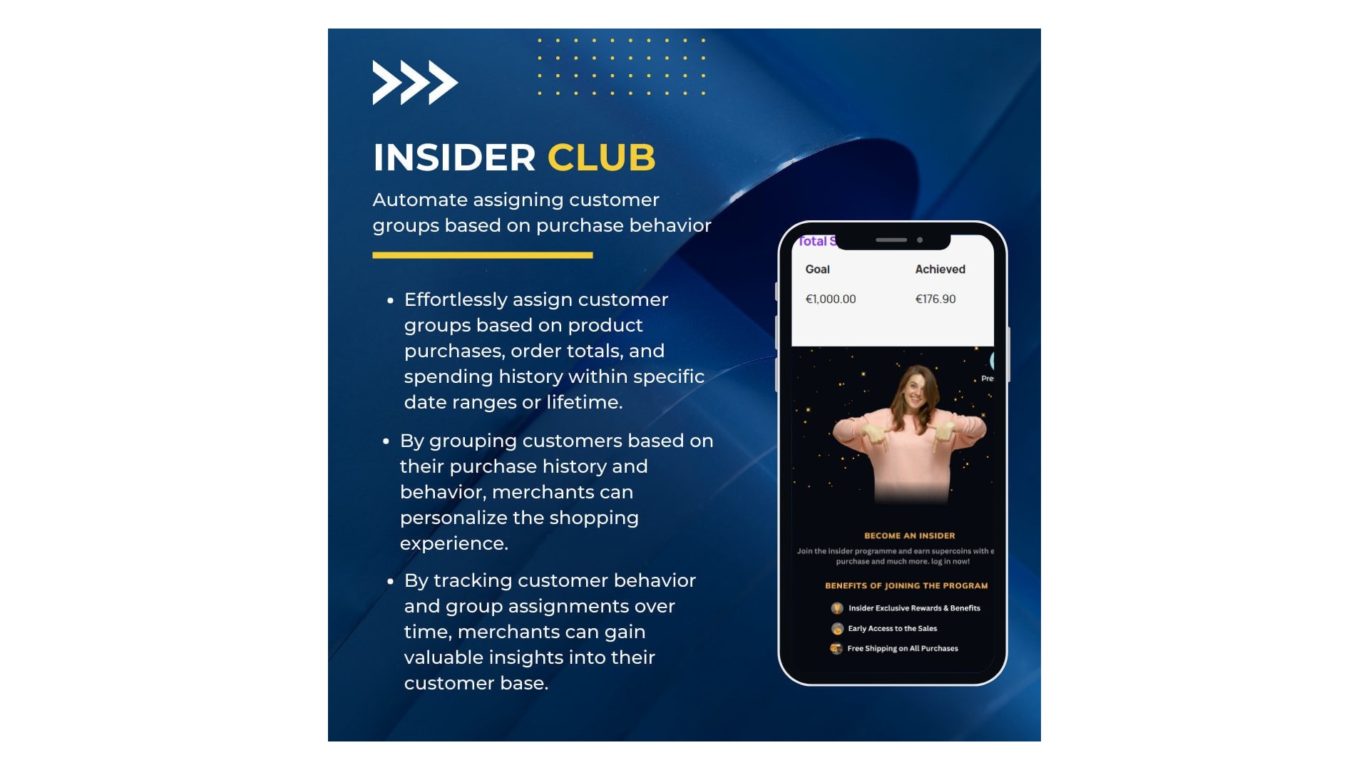 Insider Club - Automatické přepínání zákaznických skupin podle nákupů