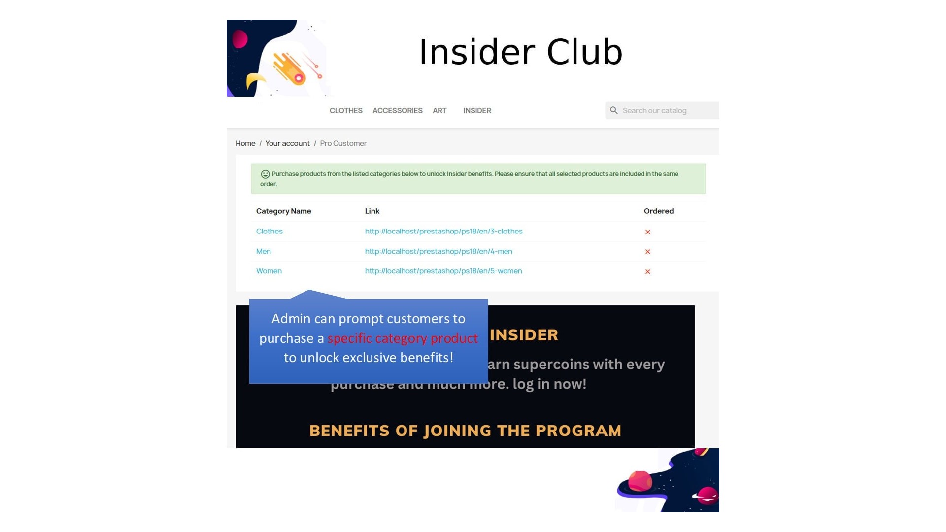 Insider Club - Automatické přepínání zákaznických skupin podle nákupů