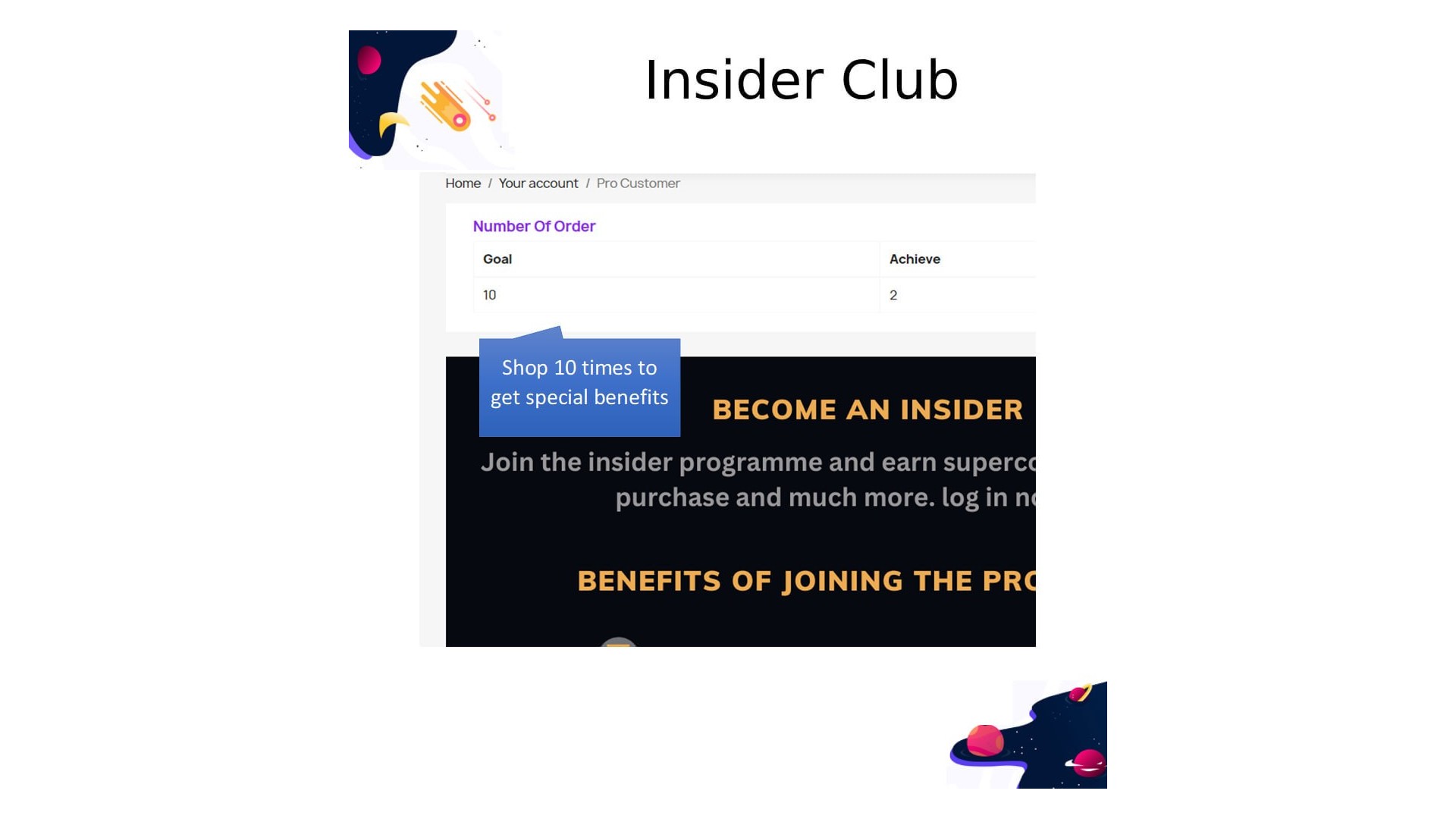 Insider Club - Automatické přepínání zákaznických skupin podle nákupů