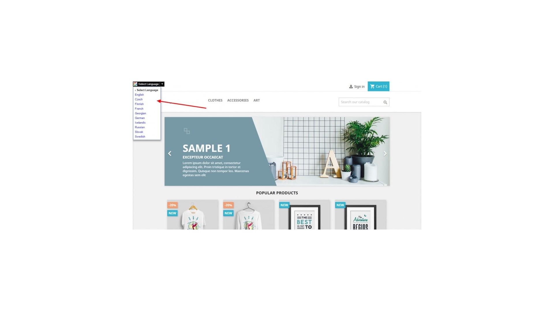 Vícejazyčná funkce s Google překladačem a GA4 2