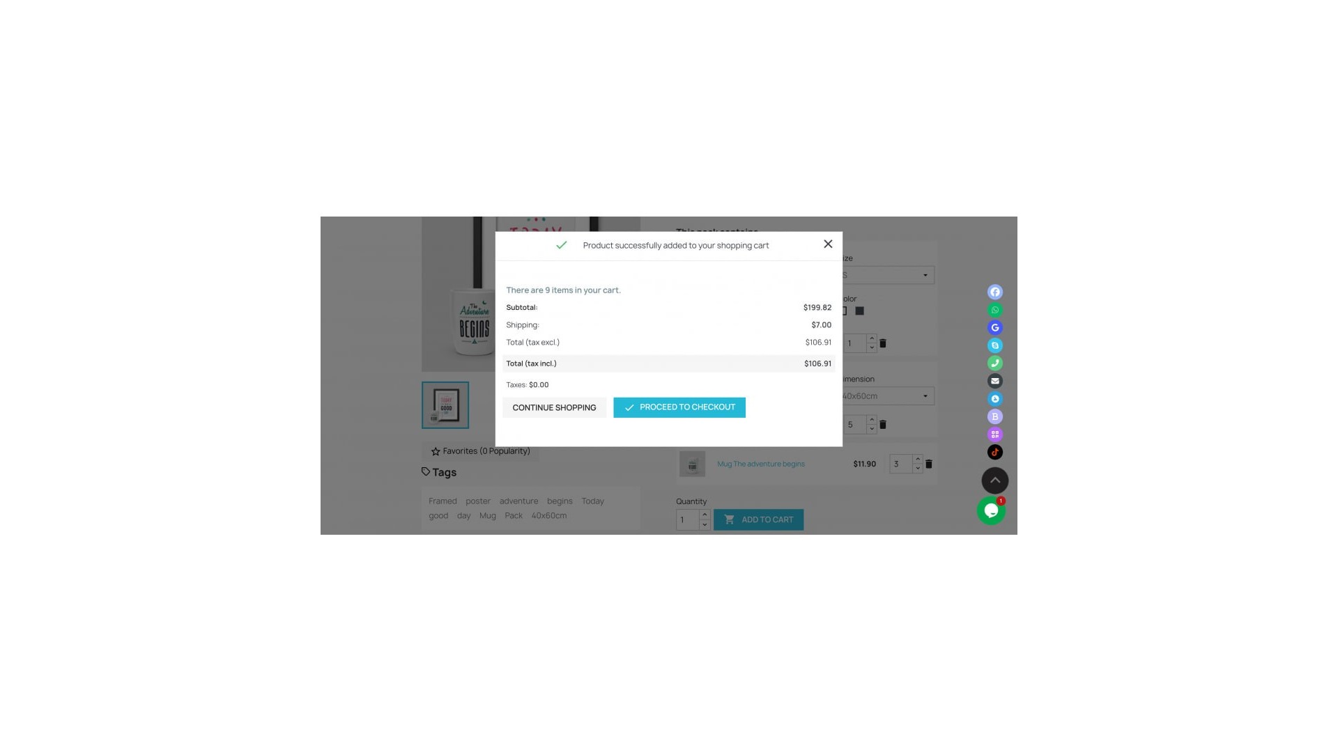 Funkce pro snadné přidání více produktů do košíku