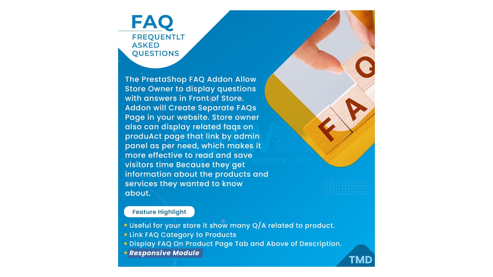 Pokročilá funkce pro FAQ na webu s produkty