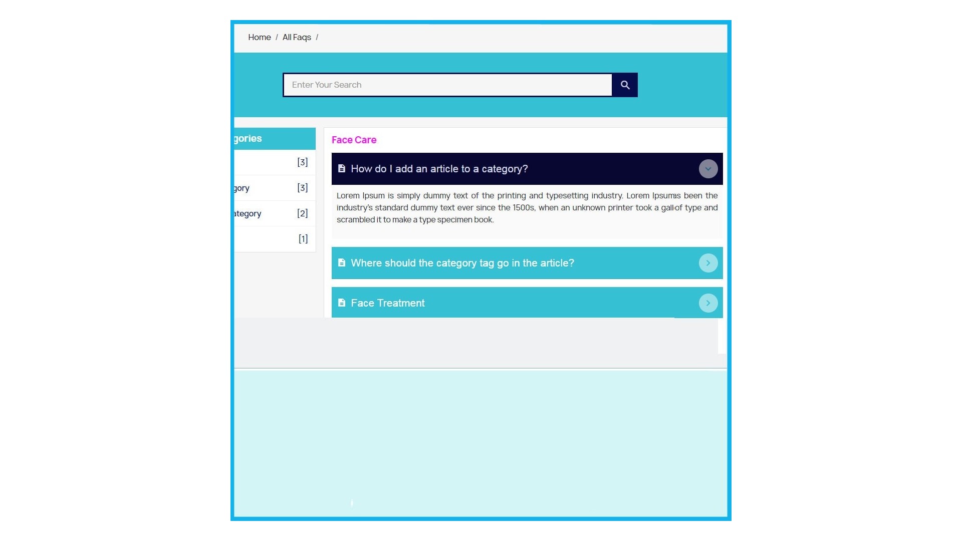 Pokročilá funkce pro FAQ na webu s produkty