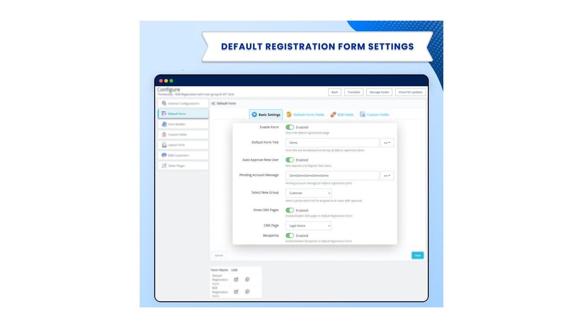 Funkce B2B Registrace s Automatickým Přiřazením Skupin