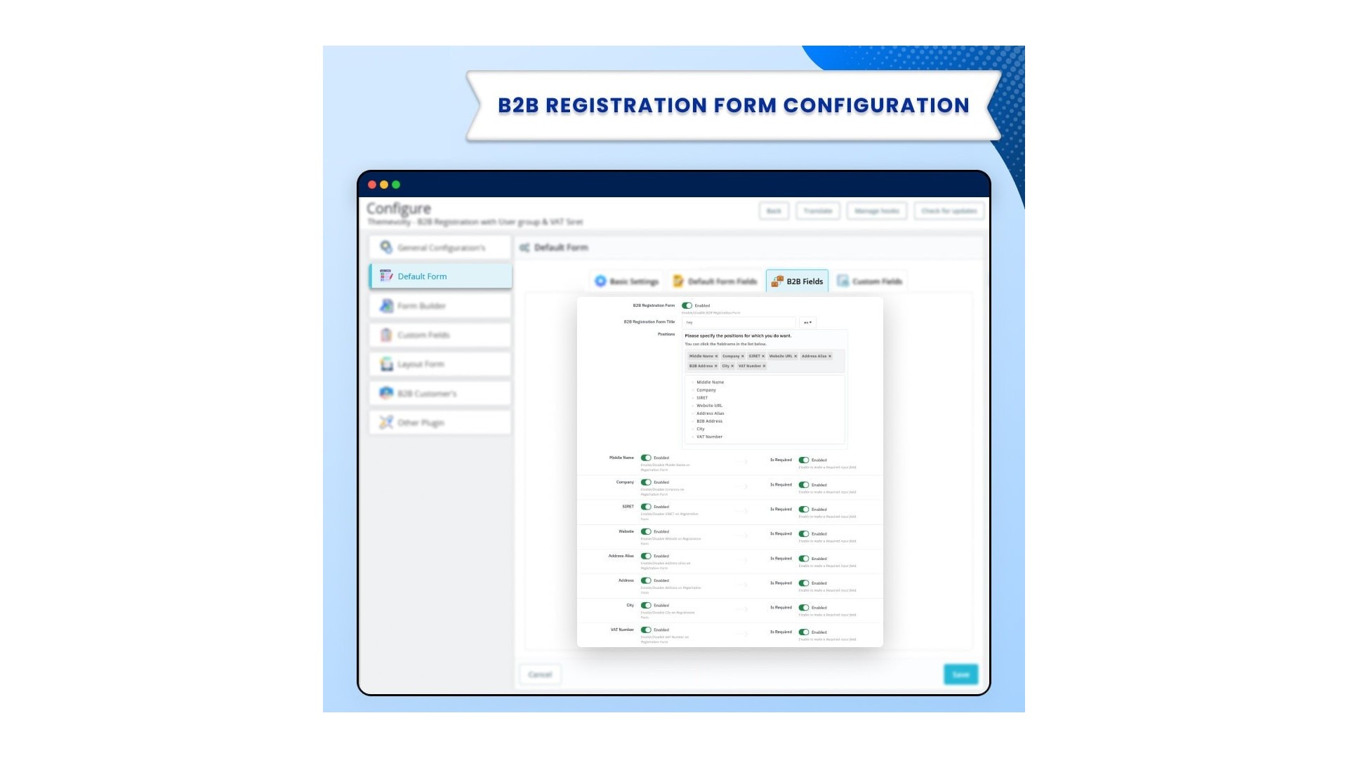 Funkce B2B Registrace s Automatickým Přiřazením Skupin