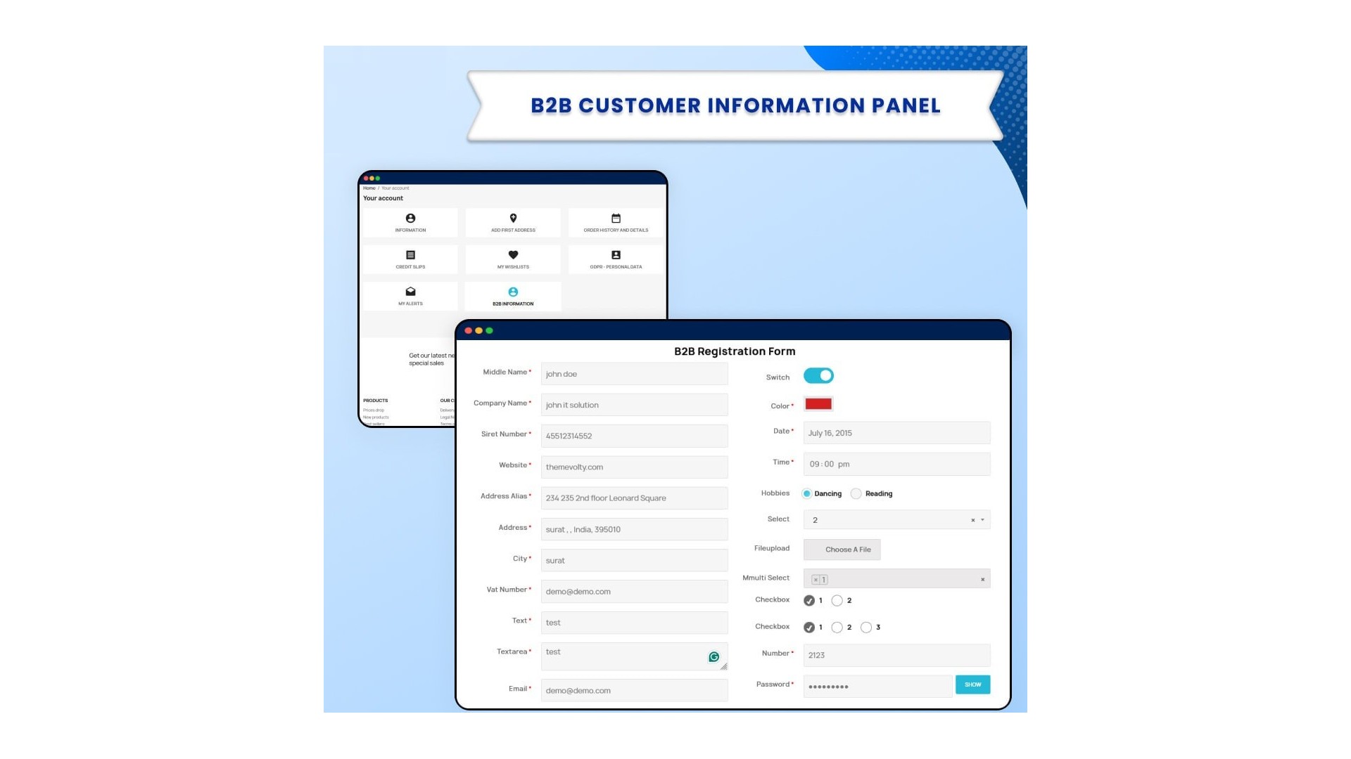Funkce B2B Registrace s Automatickým Přiřazením Skupin