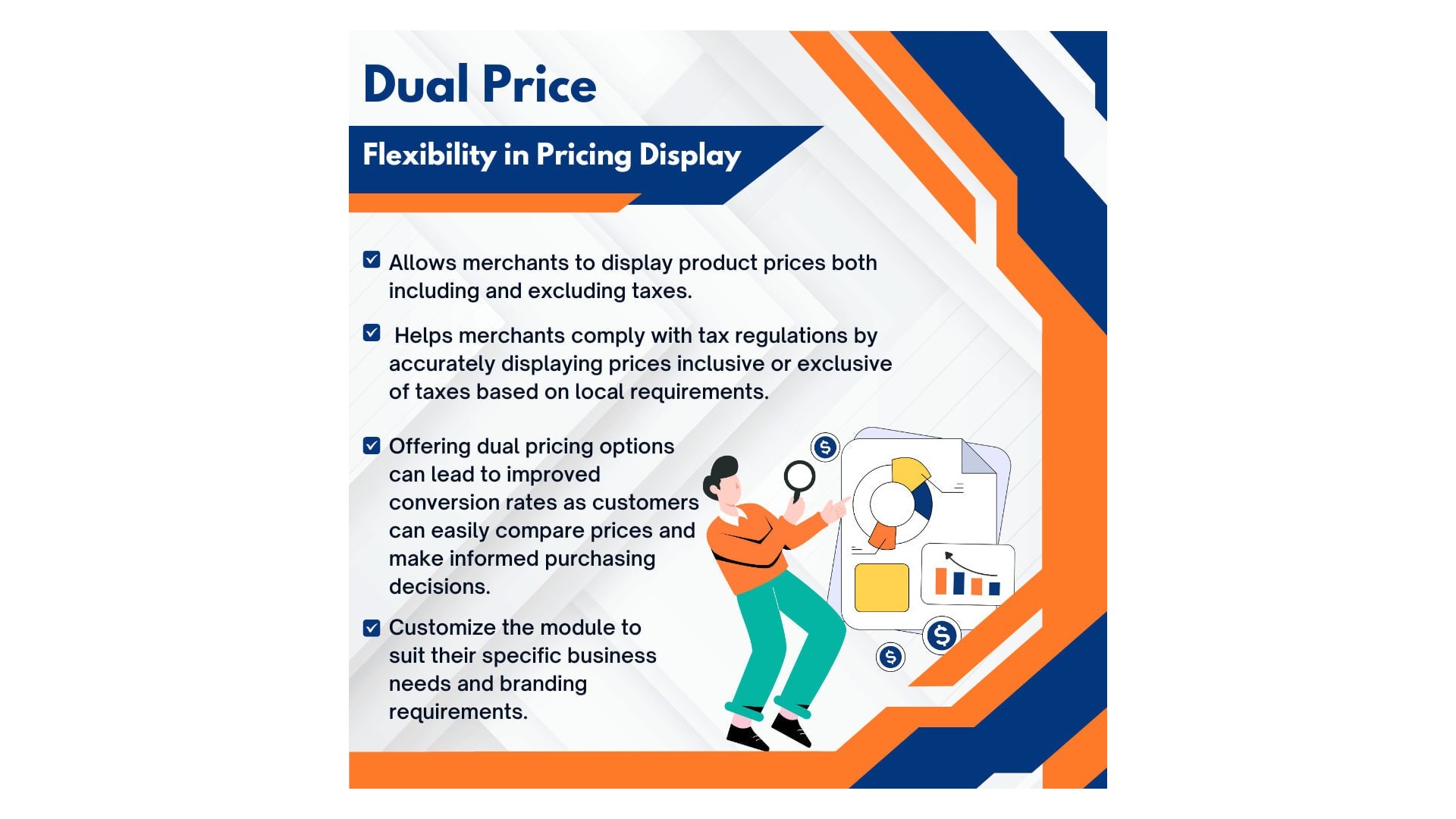 Funkce dvojího zobrazení cen s daní a bez daně