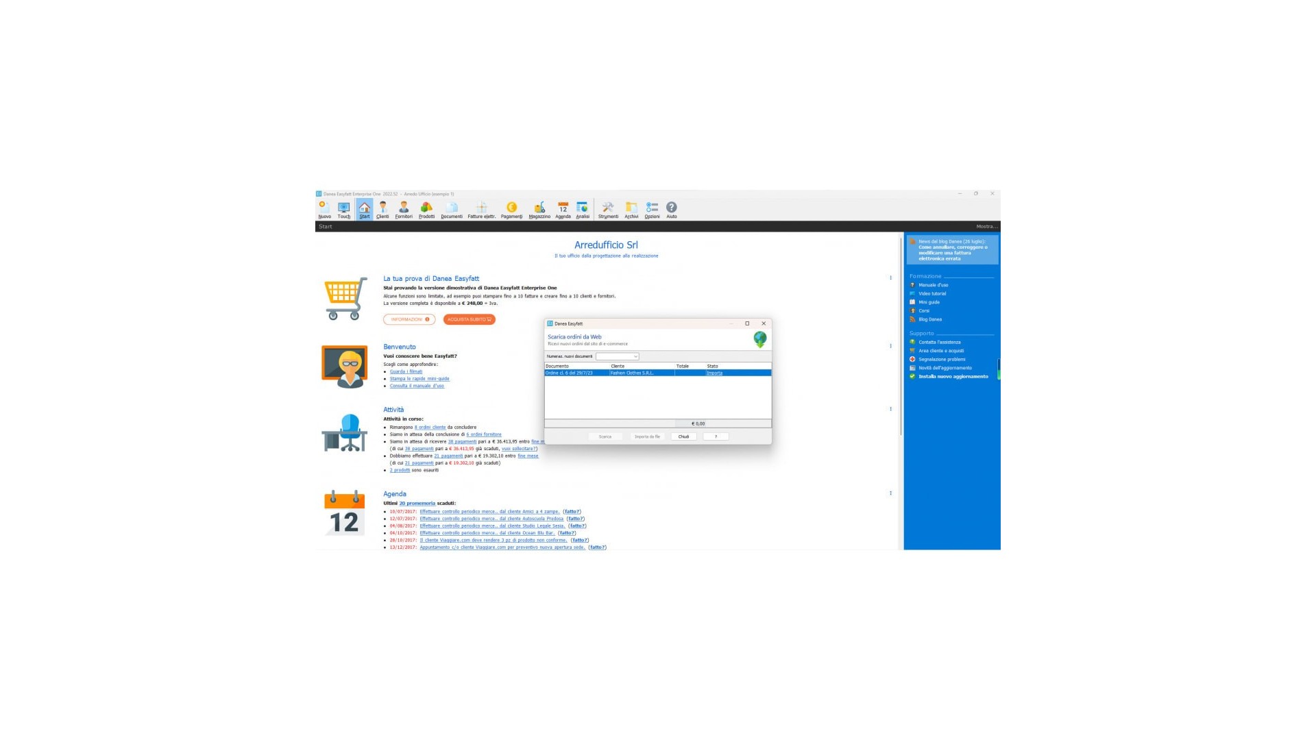 Exportujte objednávky do Danea EasyFatt jedním kliknutím