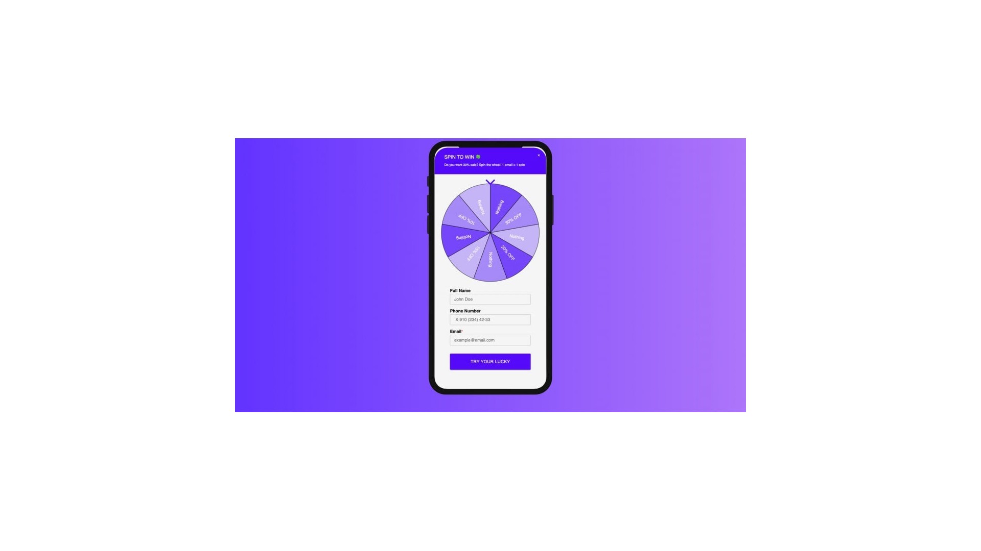 Šťastné kolo - Získejte slevy za e-mail a informace!