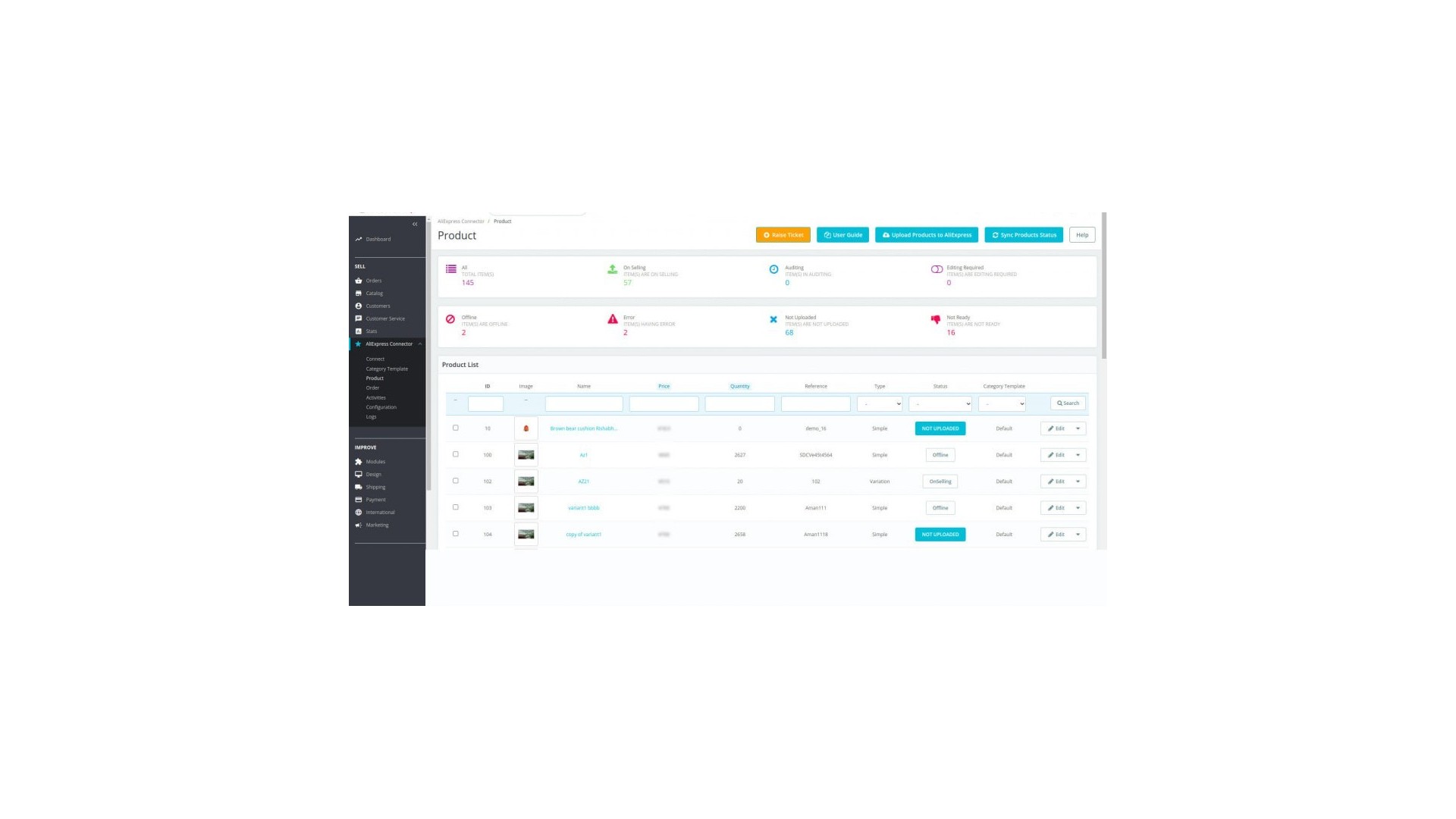 AliExpress Funkce pro Efektivní Správu Produktů