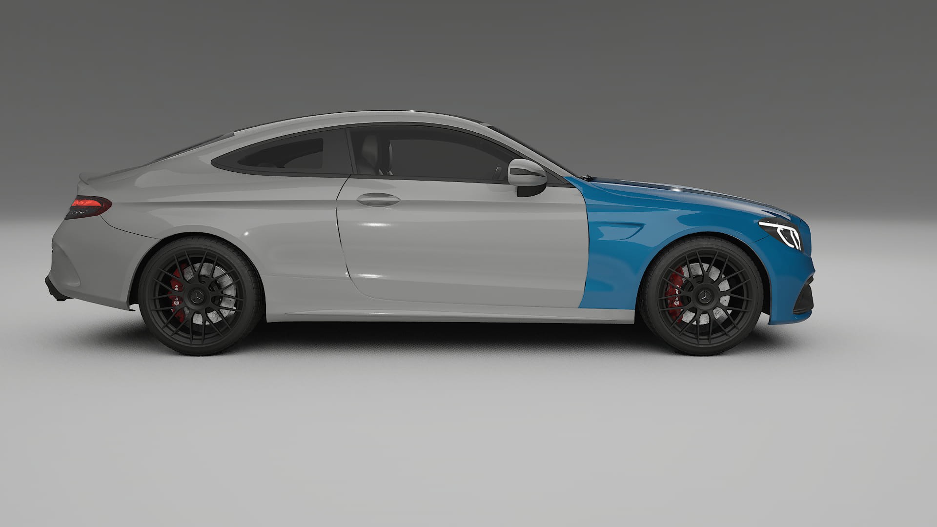 Mercedes C63 AMG W205 Coupe Paint Protection Film | CrystalGuard TPU PPF Front Kit 2