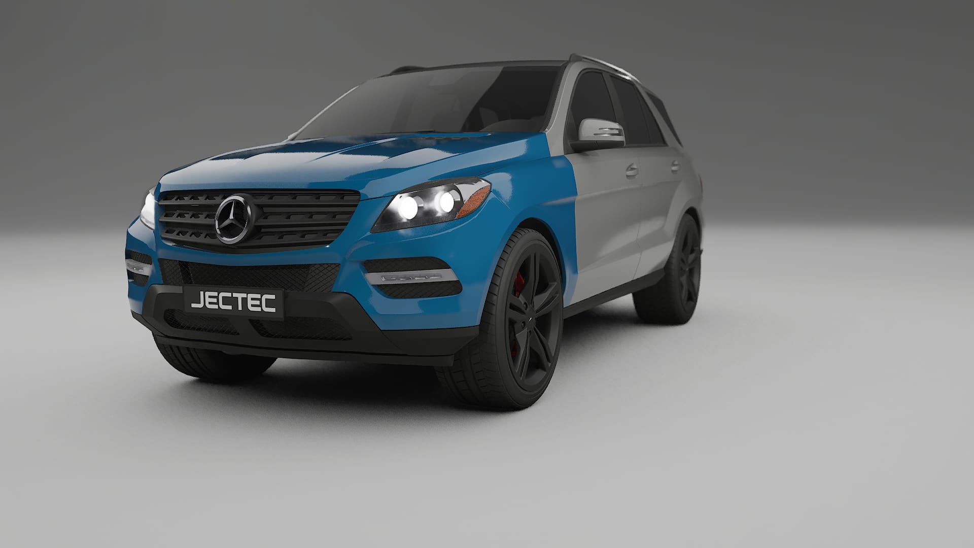 Mercedes M-class W166 Lackschutzfolie | CrystalGuard Transparente TPU PPF Frontschutz Kit