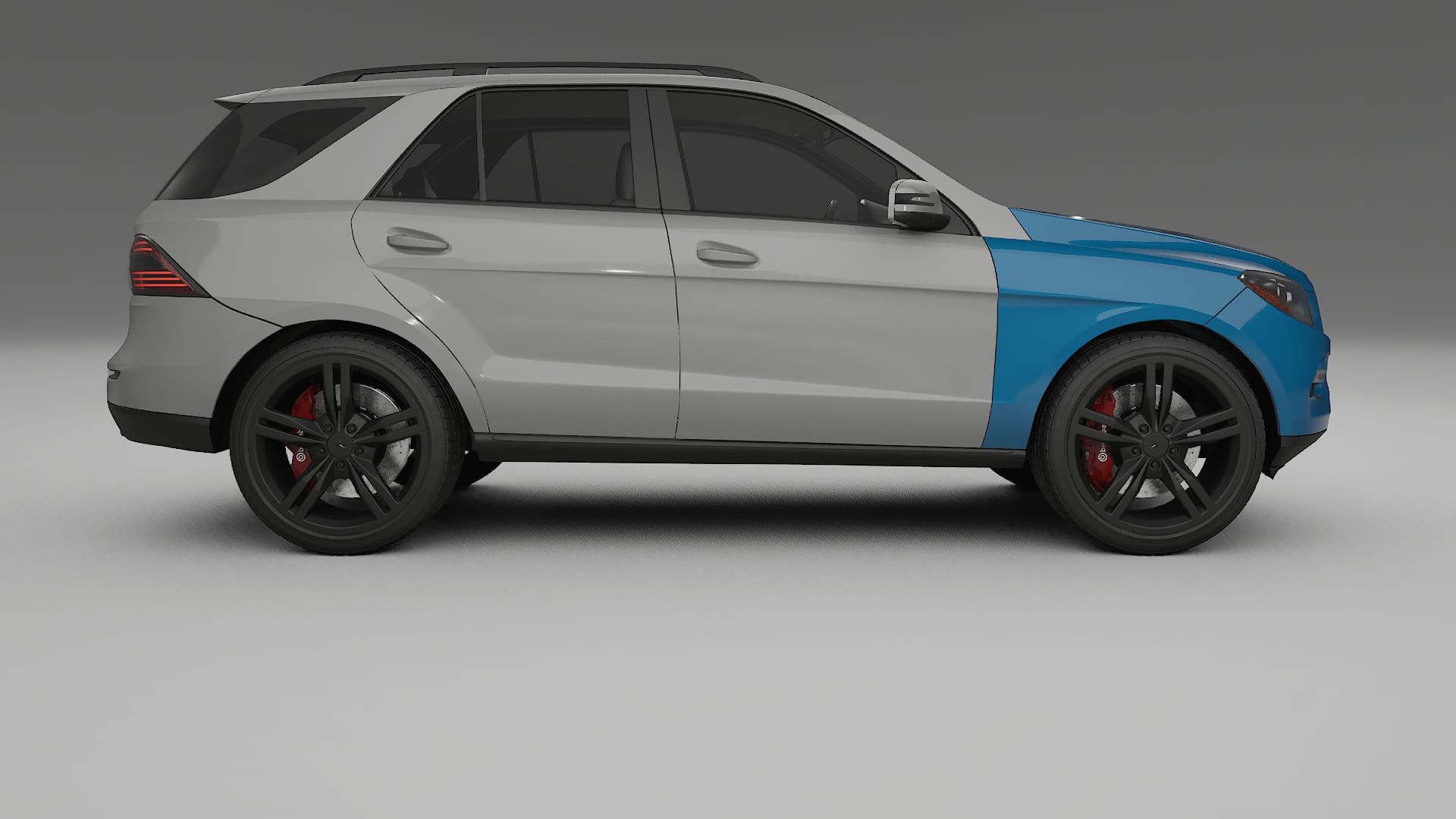 Mercedes M-class W166 Lackschutzfolie | CrystalGuard Transparente TPU PPF Frontschutz Kit